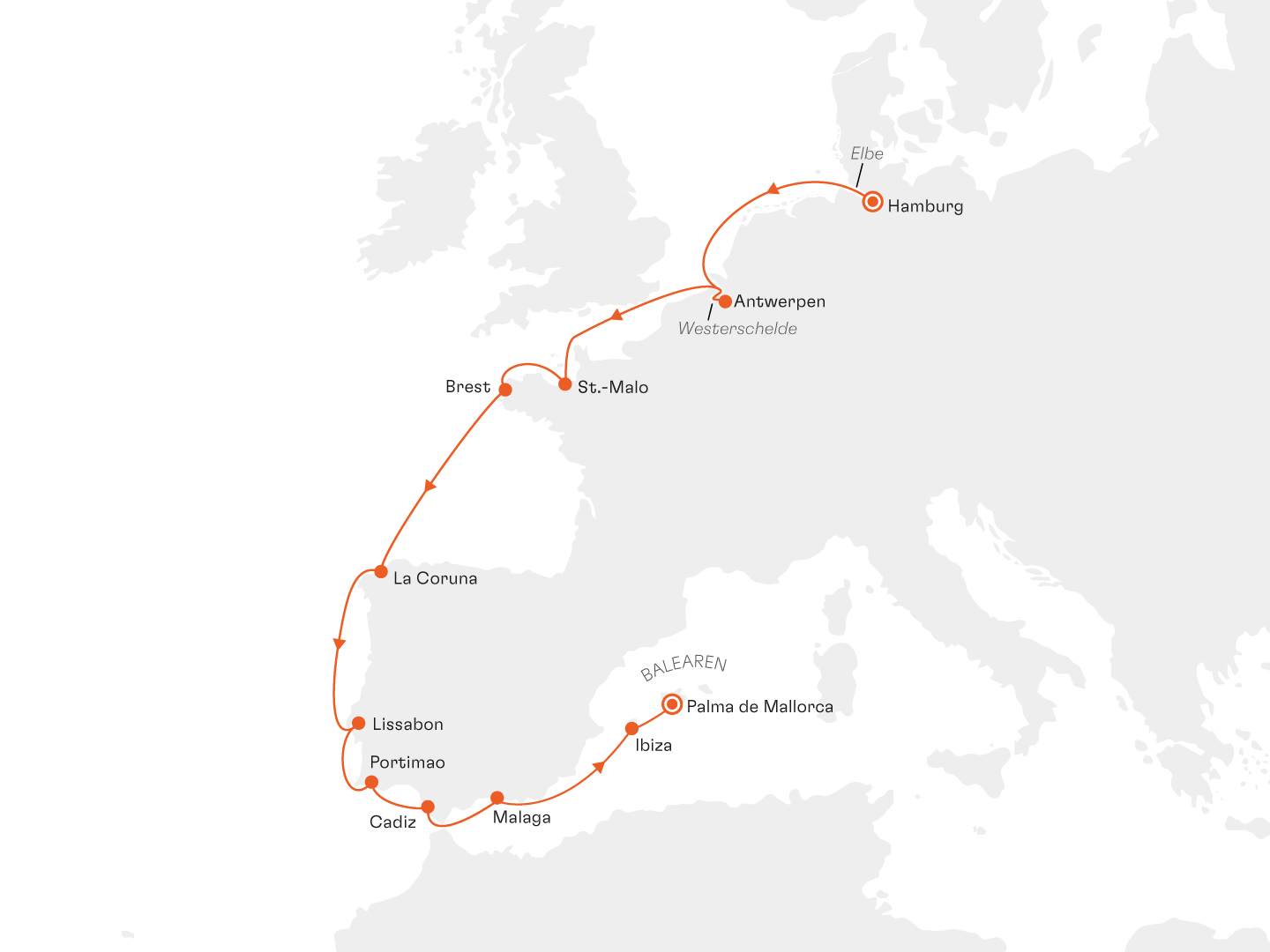 Goldene Aussichten auf Westeuropas Ksten