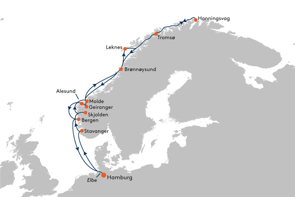 Norwegens einzigartige Fjordwelt und das Nordkap