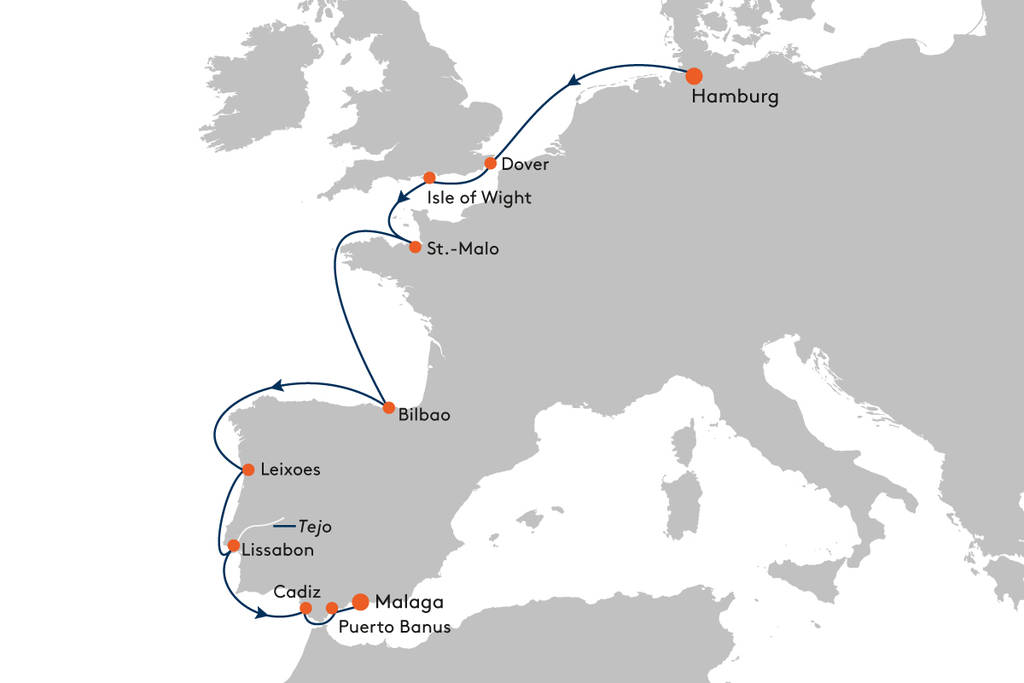 Von der Elbe bis ins Mittelmeer