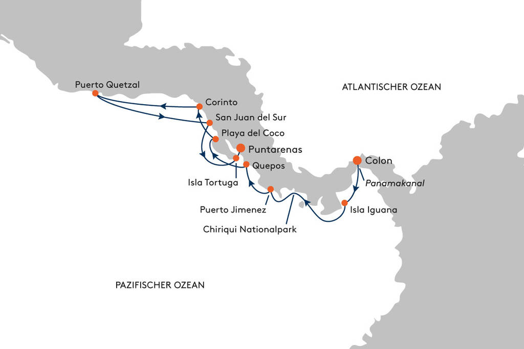  Expedition Mittelamerika mit Panamakanal – Entdeckereldorado in vier Ländern