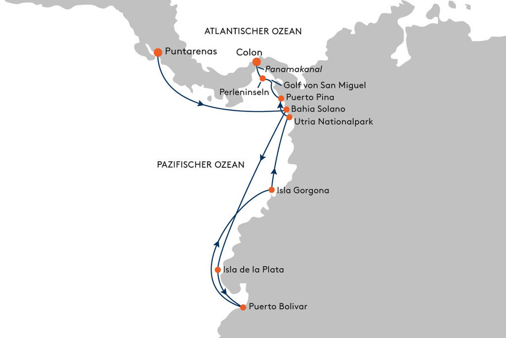 Expedition Süd- und Mittelamerika mit Panamakanal – Schatzkammern der Schöpfung
