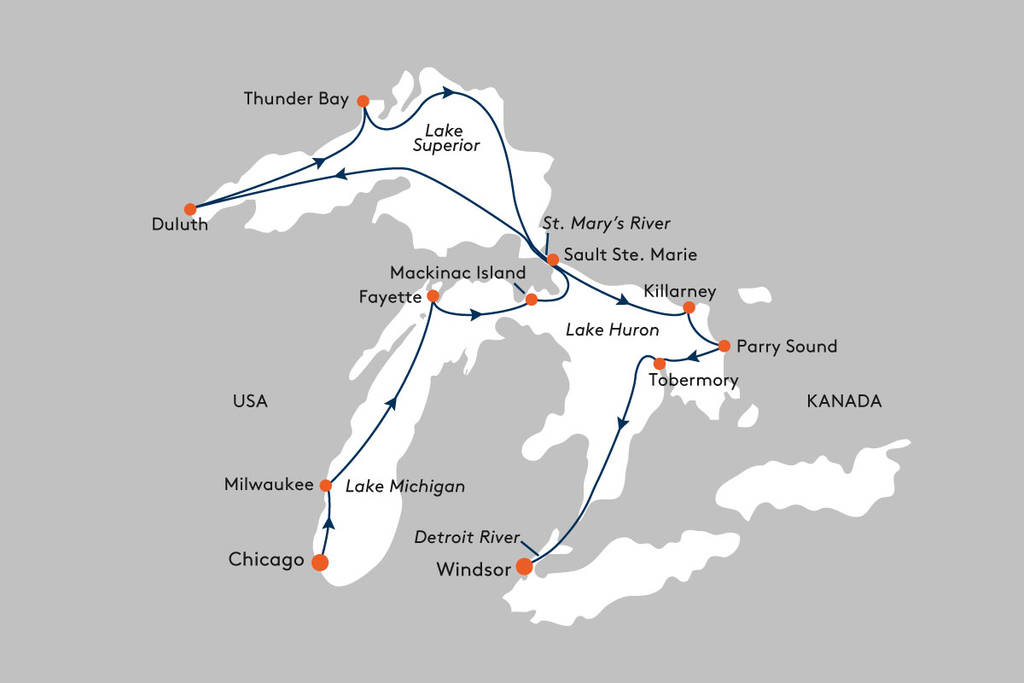Great Lakes – Kontraste auf großer Seebühne