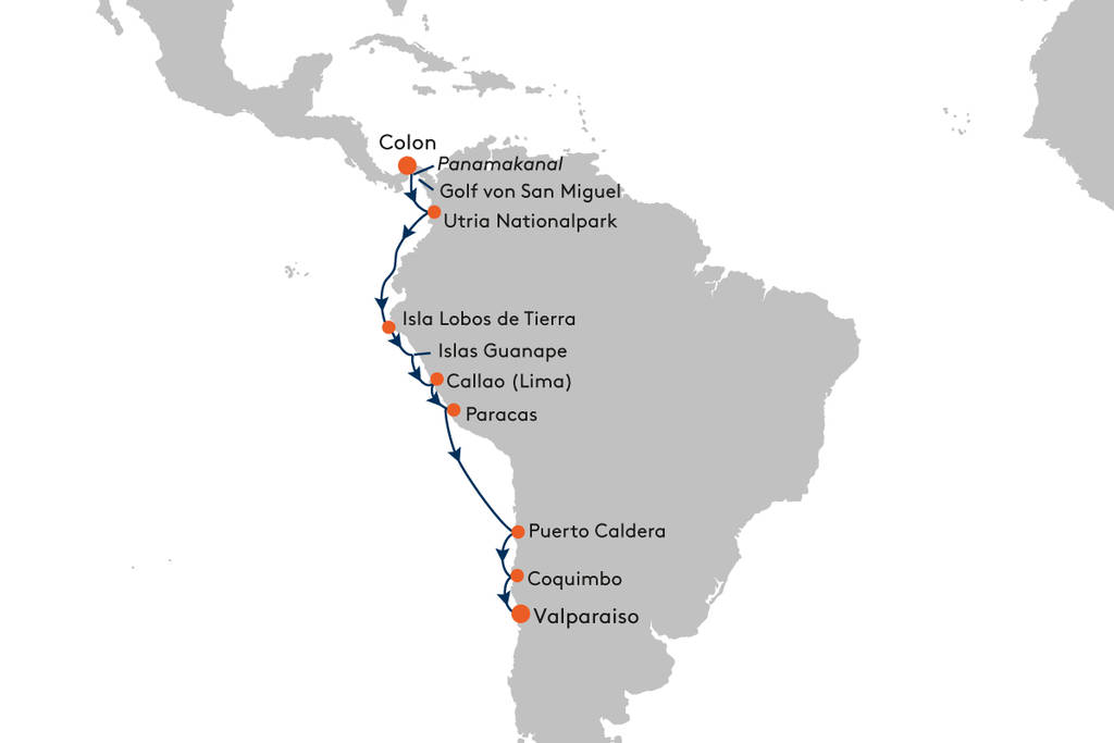 Expedition Panamakanal und Südamerika - Exotische Welten mit bewegter Historie