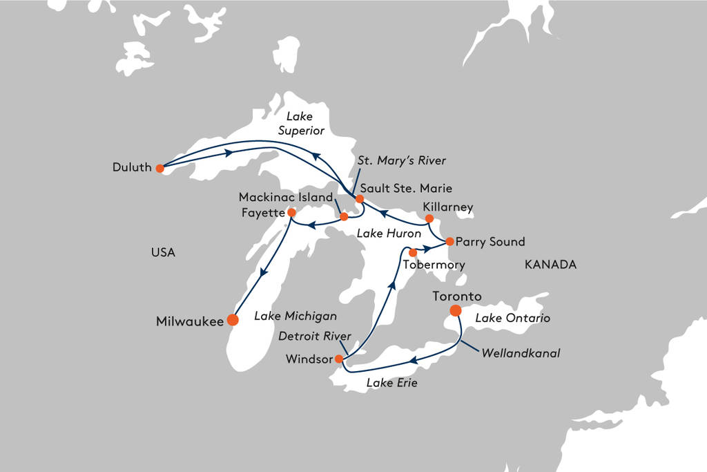 Great Lakes – Nordamerikas schönste Seeseiten