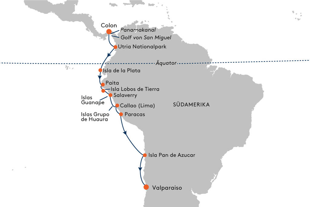 Expedition Südamerika mit Panamakanal – Schätze geheimnisvoller Ökosysteme
