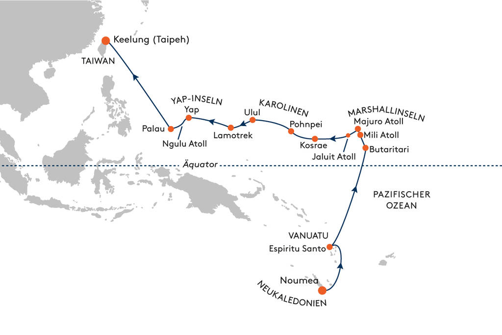 Expedition Mikronesien mit Marshallinseln und Palau  Pazifik-Paradiese  Von der Welt vergessen