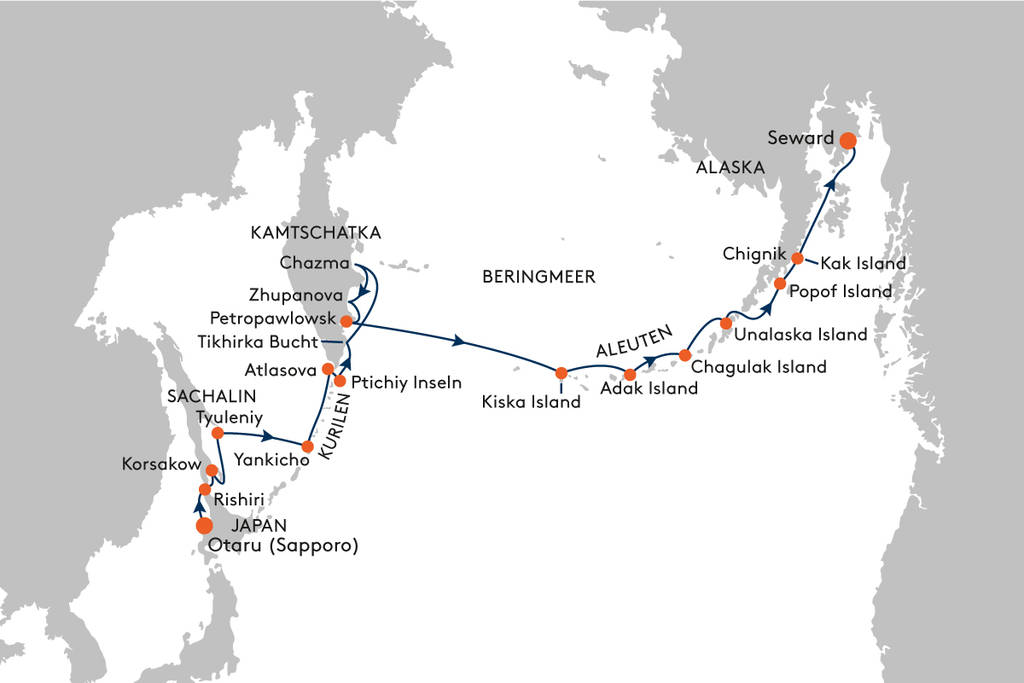 Expedition Kamtschatka, Kurilen und Aleuten  Urgewaltige Welt des Feuerrings