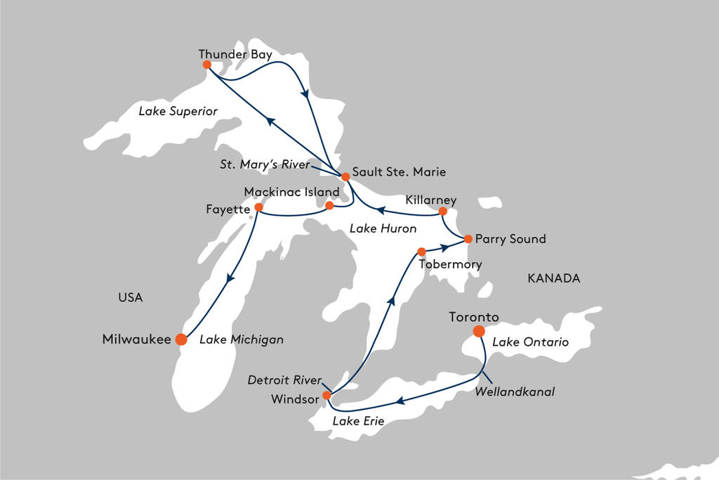 Great Lakes  Wildnis und Historie auf groer Seebhne