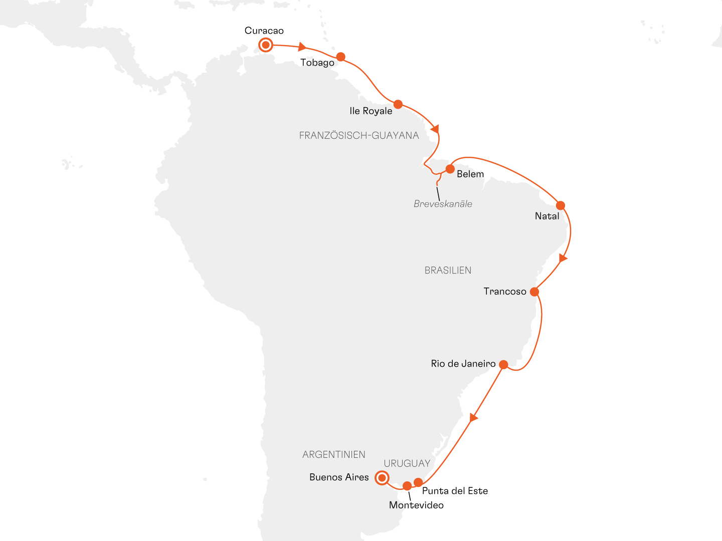 Karibische Inseln und Brasilien: Inseltrume, Amazonas-Magie und Lebenslust