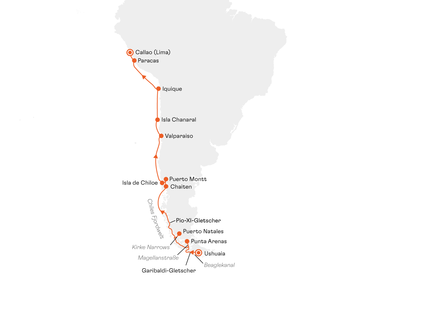 Expedition Chilenische Fjorde: Naturschauspiele am Ende der Welt