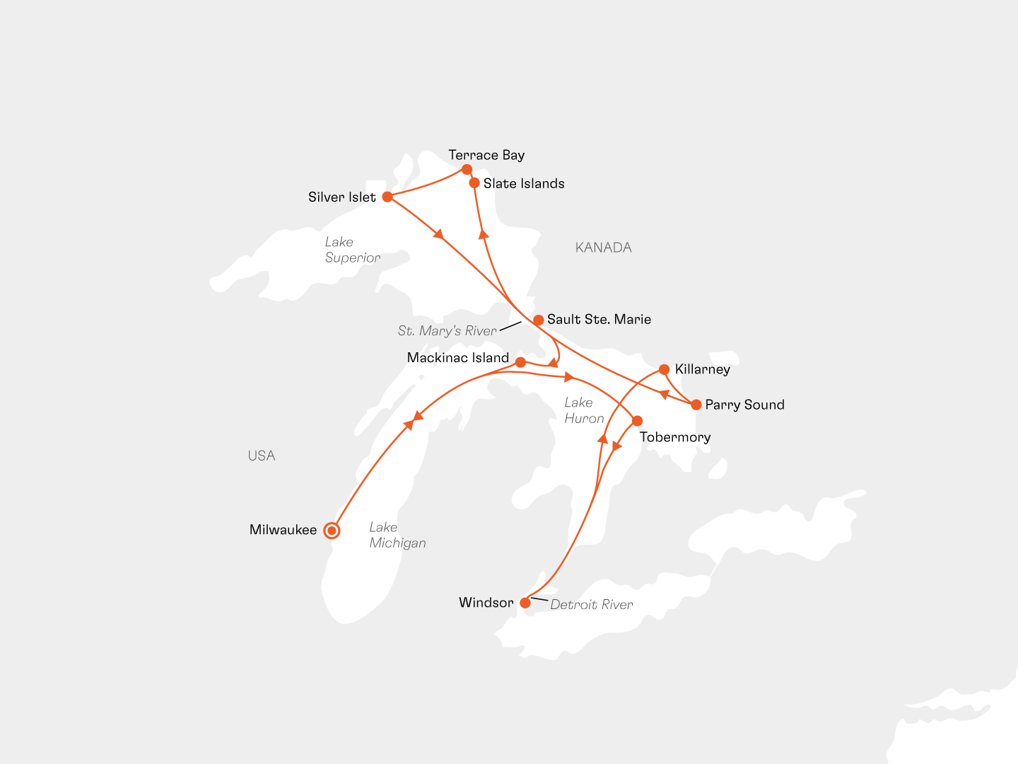 Great Lakes: Tiefes Blau in endloser Weite