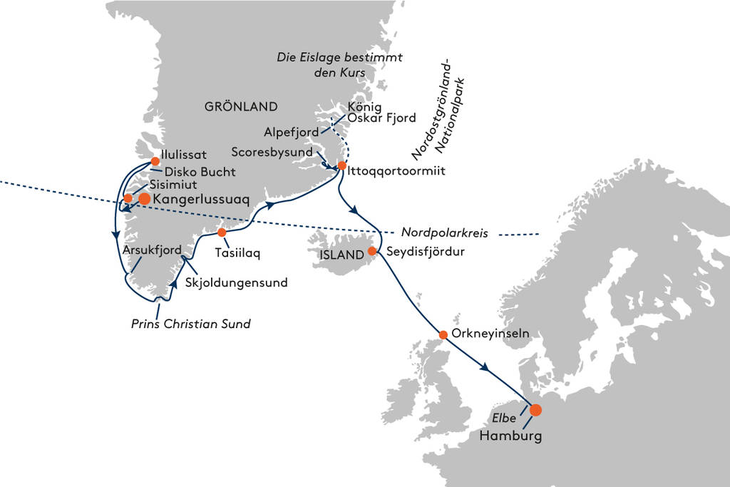 Expedition West- und Ostgrönland – Verborgene Eiswelt der Inuit und Wikinger