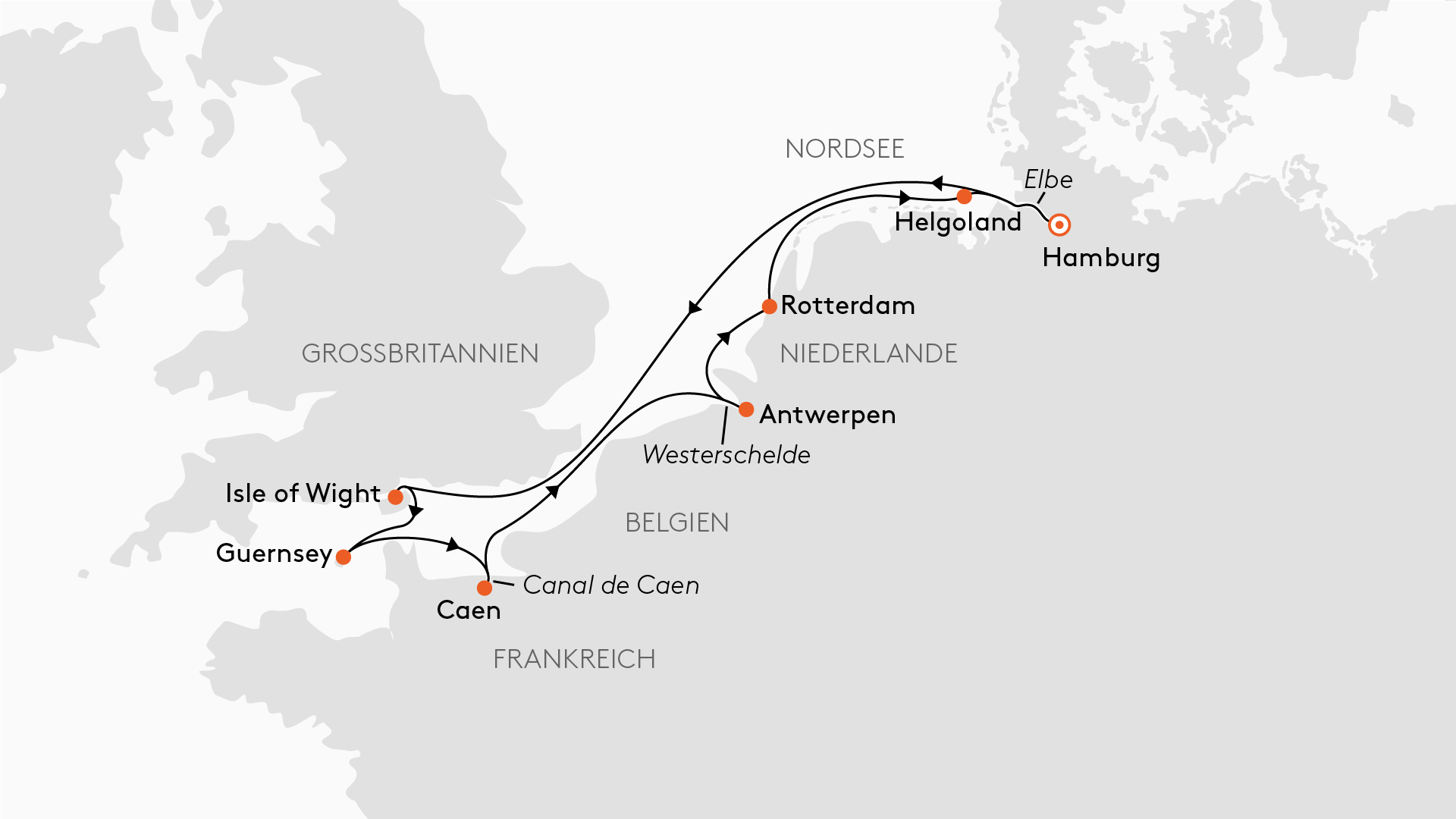 Kurzreise Westeuropa - Fnf Lnder, Hunderte Impressionen