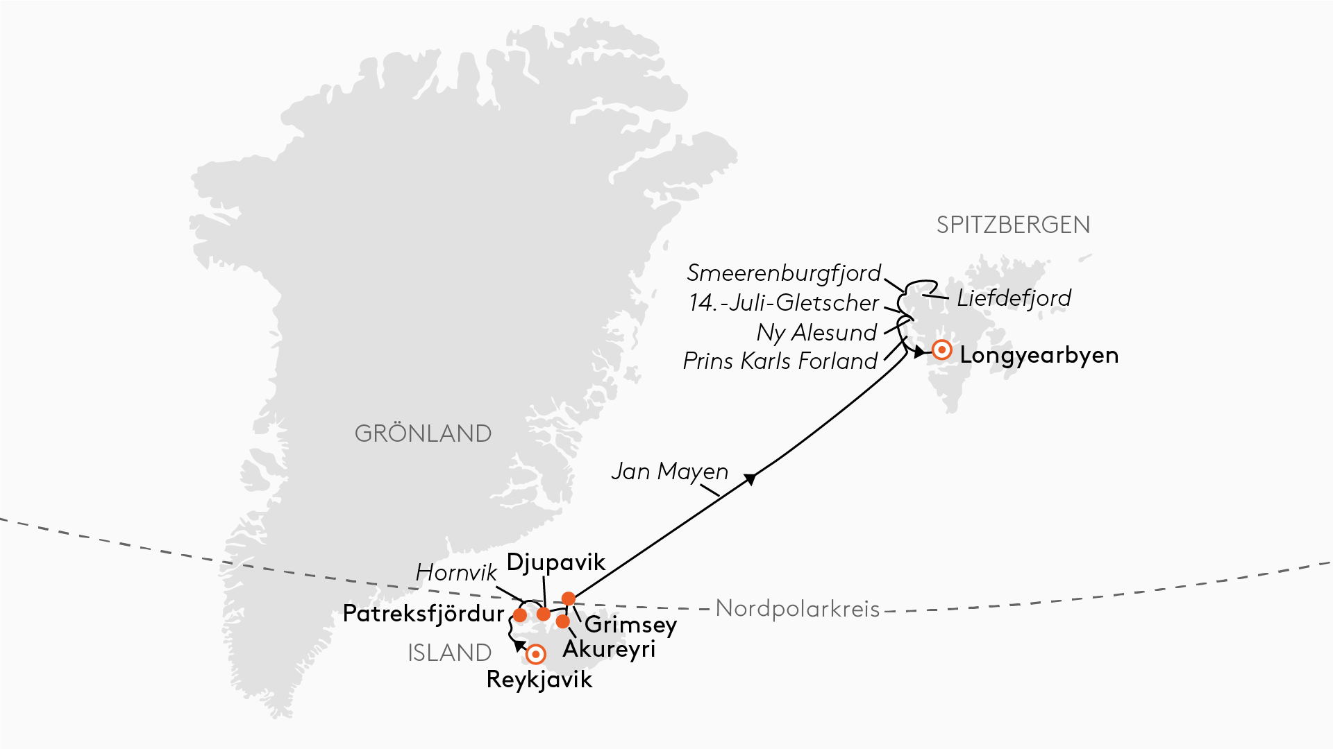 Expedition Island und Spitzbergen - Naturschauspiele in zwei ungezhmten Nordwelten