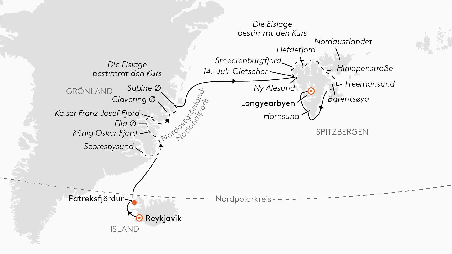 Expedition Spitzbergen-Umrundung und Nordostgrnland - Charakterbilder des hohen Nordens