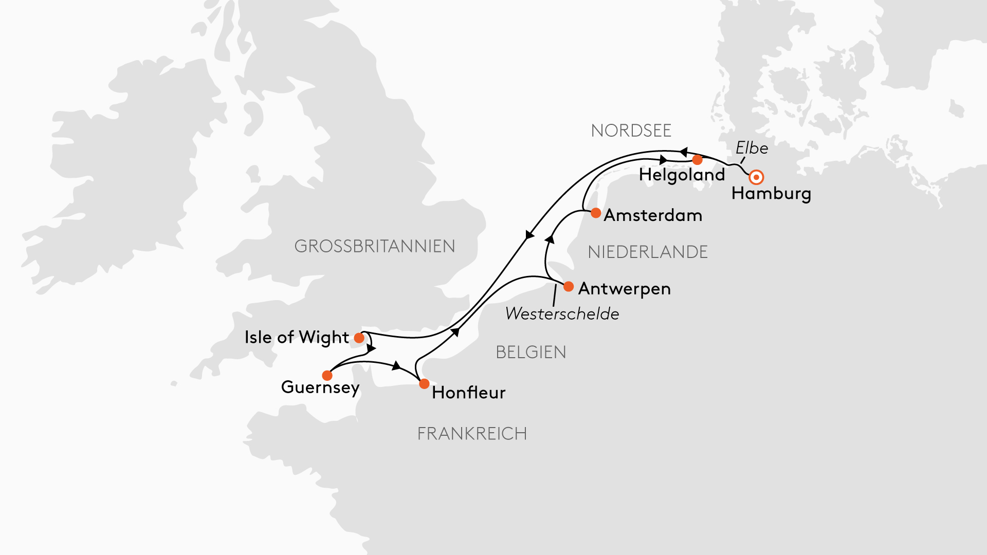 Kurzreise Westeuropa: Landschaft und Architektur im harmonischen Dialog