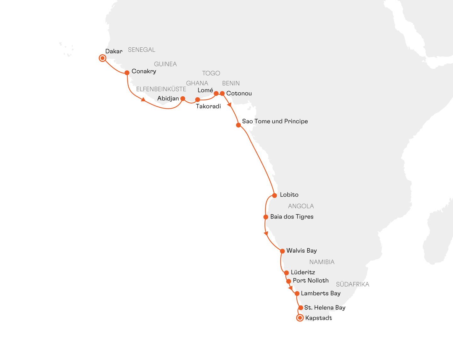 Westafrika: die verborgenen Schtze an Afrikas Atlantik-Kste