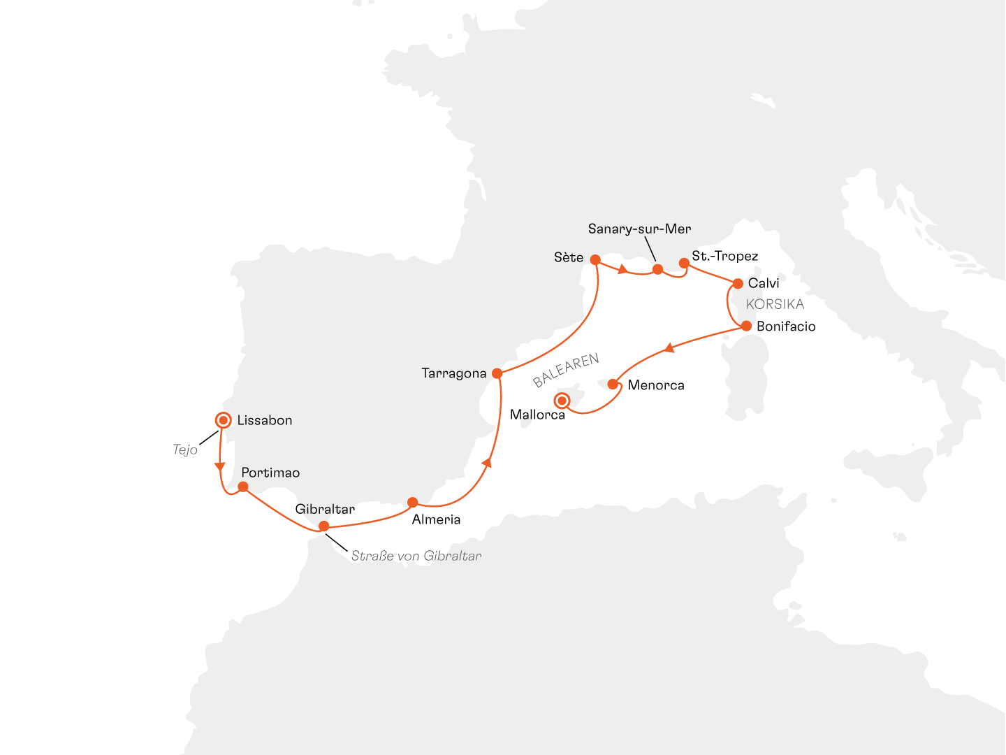 Portugal, Spanien und Frankreich: Mediterranes Meisterwerk in vier Akten