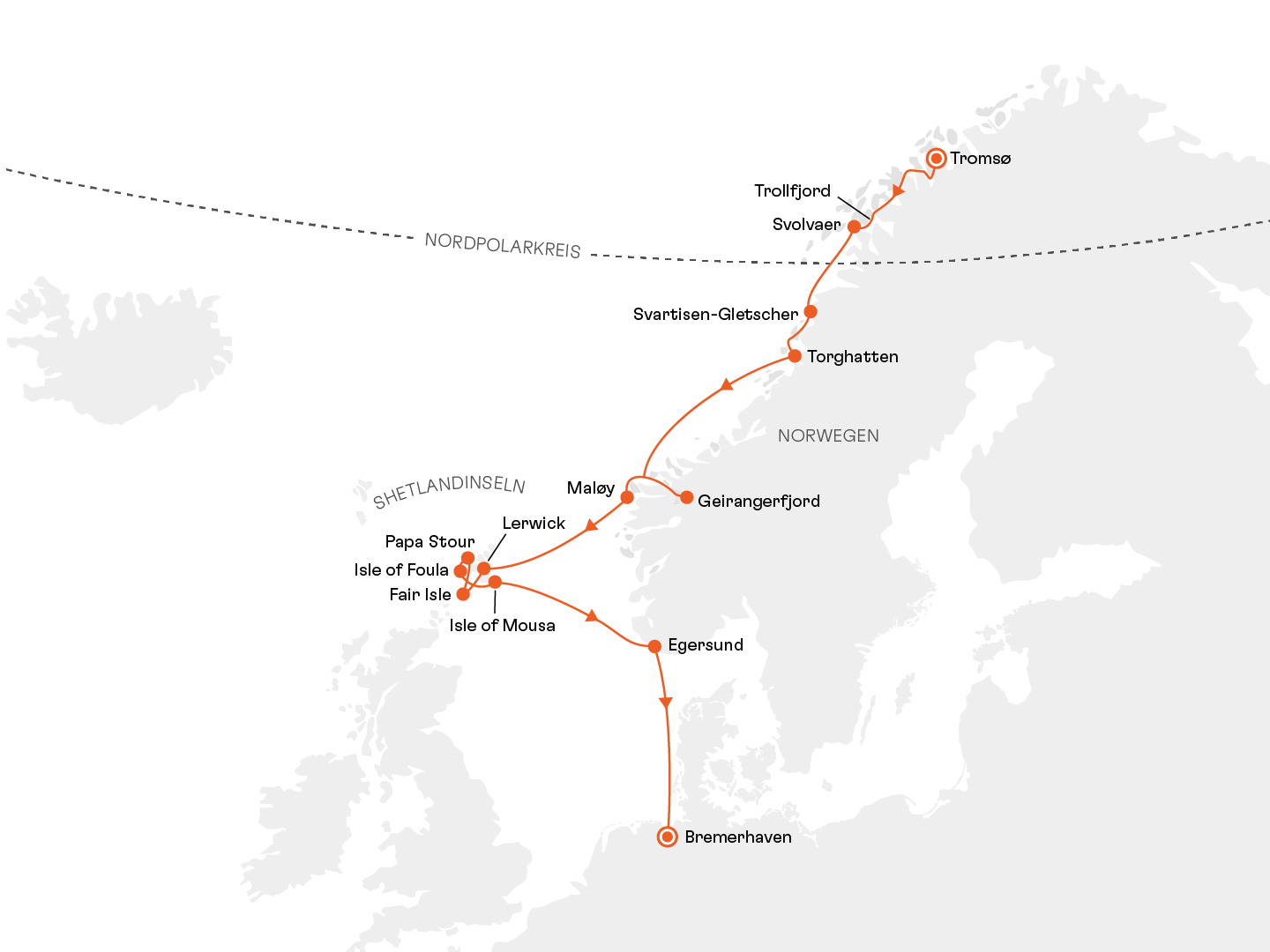 Expedition Norwegen und Shetlandinseln: Kontrastwelten am Rande Europas