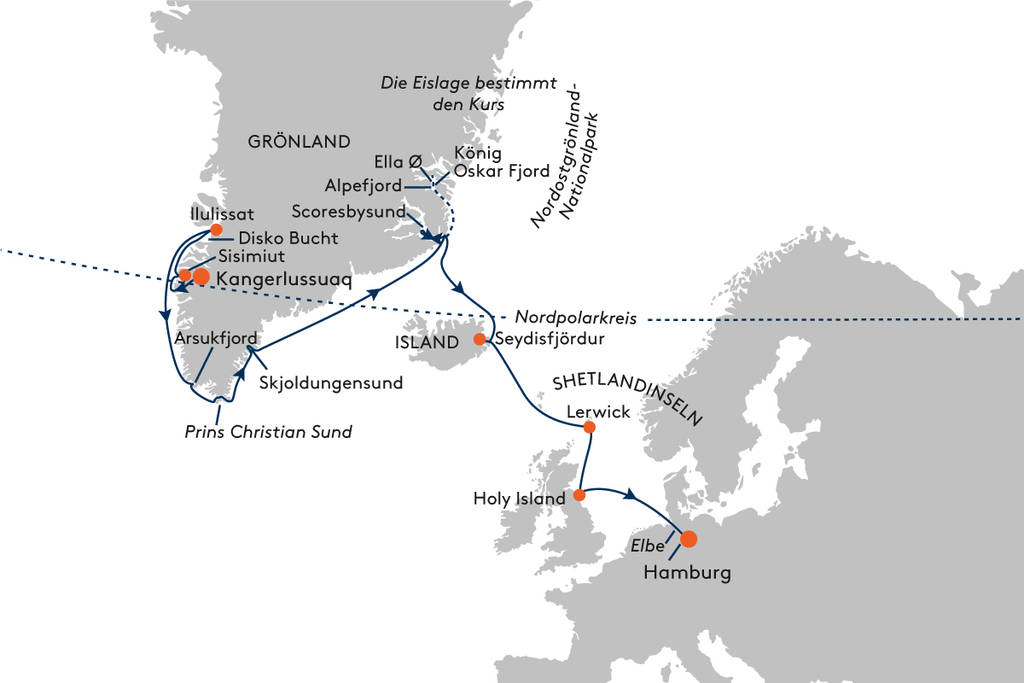 Expedition West- und Ostgrnland  Nordisches Erbe aus Eis und Fels