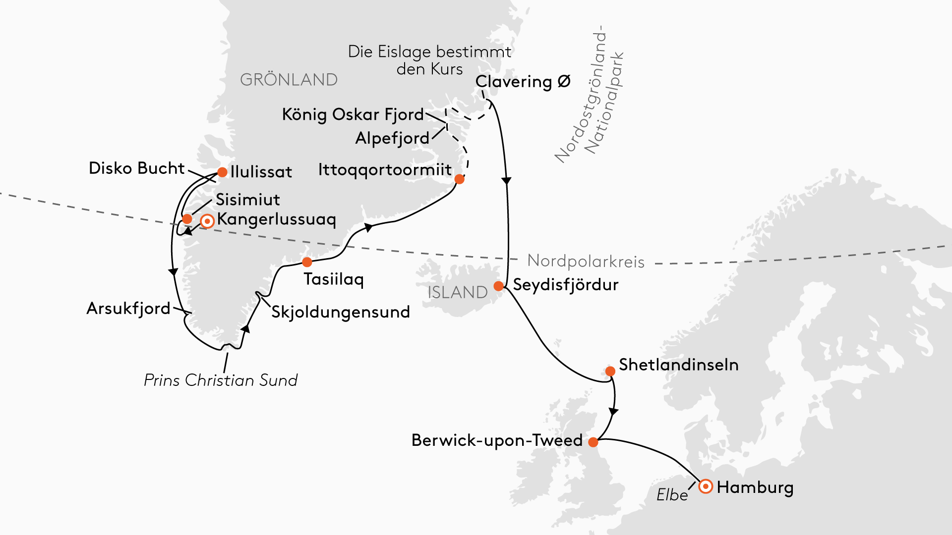 Expedition West- und Ostgrnland: Grnland als Gesamtkunstwerk