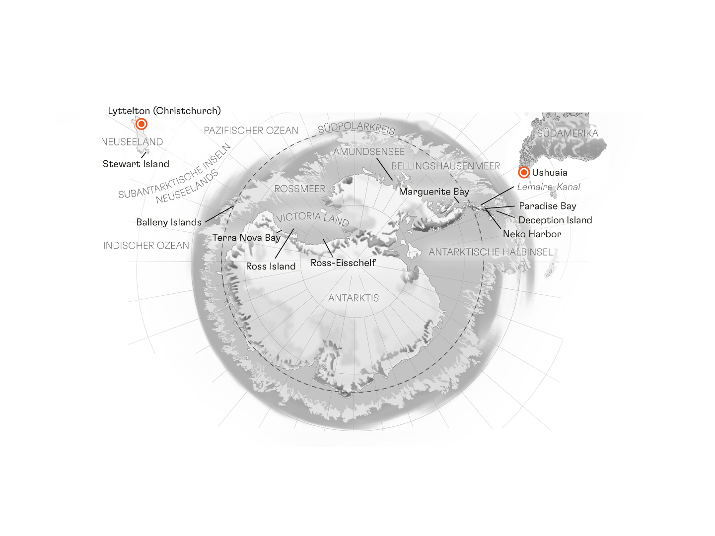 Expedition Semi-Circumnavigation Antarktis (Halbumrundung)