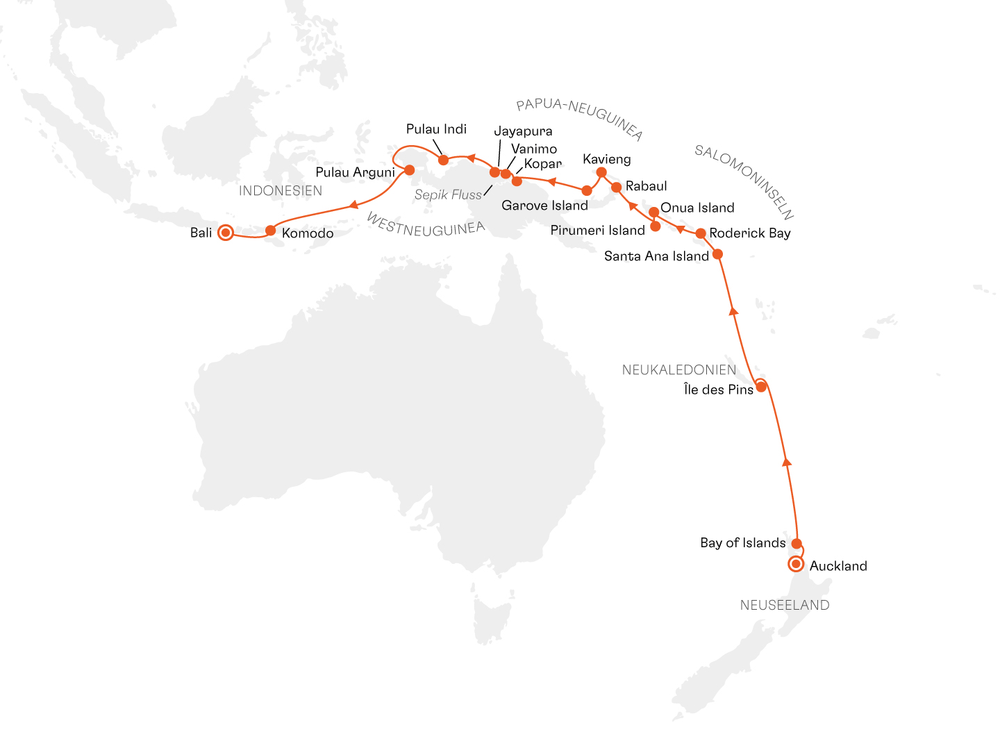 Expedition Salomoninseln, Papua-Neuguinea und Indonesien: Inselhopping zu versteckten Pazifik-Perlen