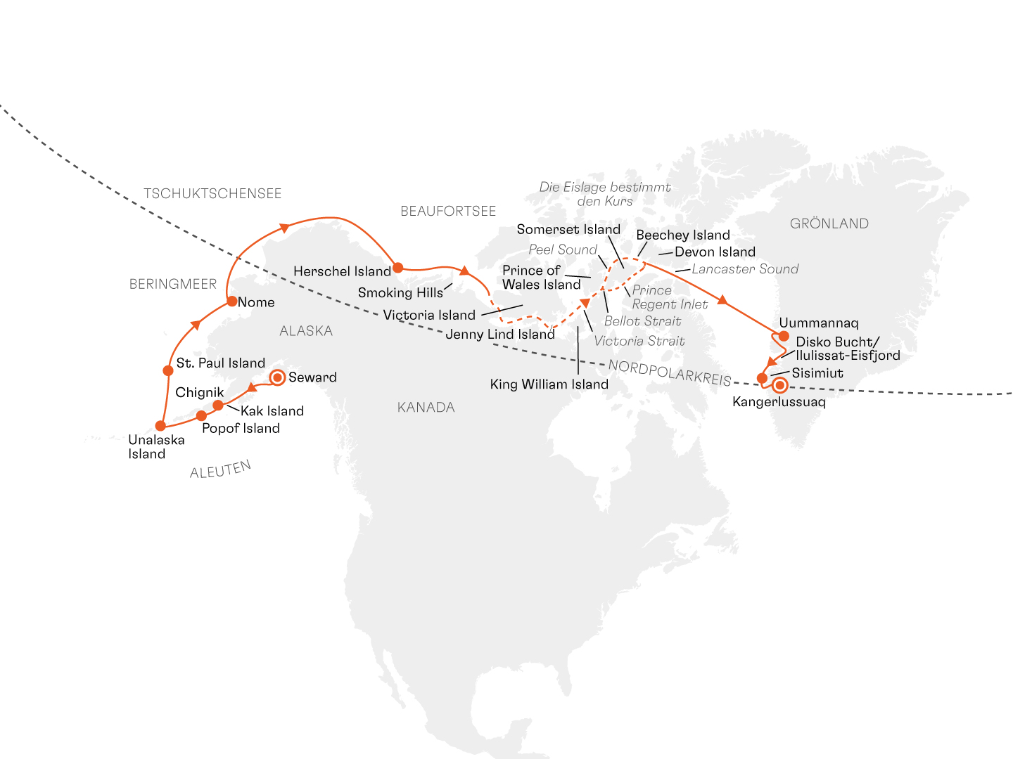Expedition Nordwestpassage: Eismeer-Epos  Wiege des Pioniergeistes